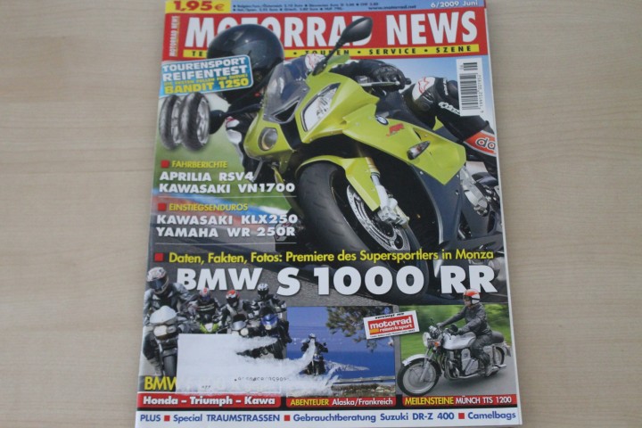 Deckblatt Motorrad News (06/2009)